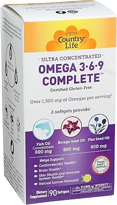 Country life complete softgels omega 3-6-9 90 capsules.. DIAYTAR NIGERIA: Where shopping meets satisfaction with affordable prices and delivery within 8 days.