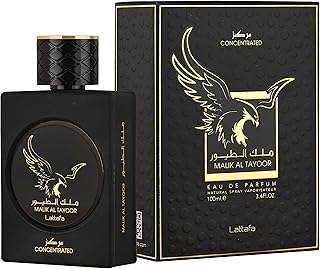 Lattafa concentrated eau de parfum for unisex of Malek al-Tair, 100 ml.. Your ultimate shopping destination, DIAYTAR NIGERIA combines extensive selection with affordable shipping.