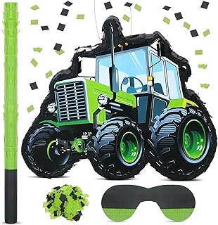 Mini Pinata dart game for truck with tilted dump truck with bandaged and confetti bat, birthday party supplies, tractor numbers, crane, pinata for boys and children, festival gifts (tractors).. From checkout to your doorstep in less than a week — DIAYTAR Nigeria.