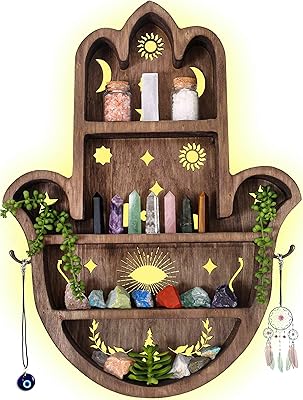 Tameem crafts wooden support for Hamsa crystals crystal display.. Experience the convenience of online shopping with DIAYTAR NIGERIA's reliable 5-8 day delivery service.