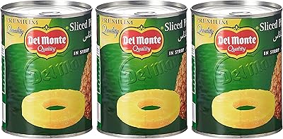 Sliced ​​pineapple of the mountain to the syrup, 567 g, (pack of 3).. Shop local, shop fast — DIAYTAR Nigeria delivers across the country.