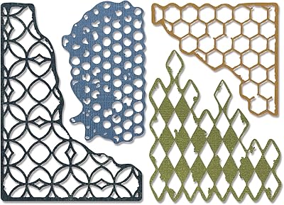 Play of cutting matrices 4 -piece Thinlex Tim Holtz, metal.. DIAYTAR NIGERIA bridges the gap between desire and affordability with nationwide delivery in under 8 days.