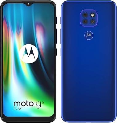 Motorola Moto G9 Play, 6.5 inch HD+ screen, Qualcomm Snapdragon 662, triple 48 MP main camera, 5000 mAh battery, double SIM, 4/46 GB, Android 10, electric blue.. DIAYTAR NIGERIA revolutionizes e-commerce with our affordable prices and dependable delivery timeframes.