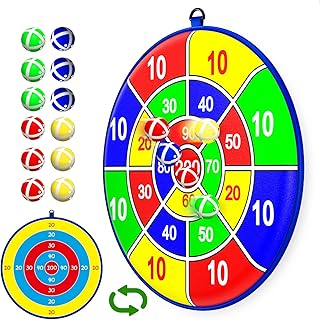 Large game of children's darts of 25.5 'with 12 sticky balls, children's ball games, interior game/outdoor game/garden game/funny festival toys, birthday gifts for boys and girls from 3 to 12 years old (65 cm).. Say goodbye to limited options and long shipping times. DIAYTAR Nigeria delivers variety, quality, and affordability straight to your door.