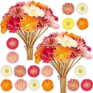 Waydress 36 Pieces Artificial WERSE 15 "Polyurethane Marguerites Bouquet of multicolored for vase.. DIAYTAR NIGERIA: Where shopping dreams come true with budget-friendly prices and nationwide shipping.
