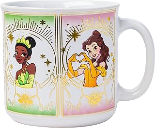 Disney princess ceramic aluminum cup "I create my own magic" | 20 oz.. Experience the DIAYTAR difference with our vast product selection and delivery within 5-8 days.