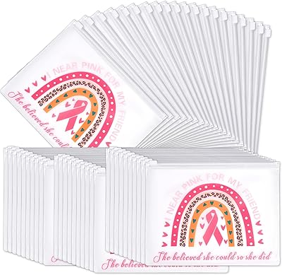 Saiweilai Online 150 PS Makeup Ksks Awareness of Breast Cancer Awareness Cancer Key in Eva Mini Ribbon Mini Toilet Kitting with Zipper Survivor Gifts for Women for Women Friends Gift of motivation encouragement,.. DIAYTAR NIGERIA brings retail convenience to your screen with affordable prices and dependable shipping.