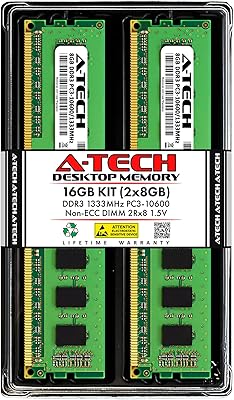 A-tech ddr3 1333 mhz dimm pc3-10600 2rx8 15 v cl9 240 broches kit de mise.. Experience shopping without stress at DIAYTAR NIGERIA's comprehensive and budget-friendly platform.