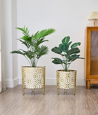 Support of Nordic Creative Creative Flowers (Lot of 2) Light and modern luxury flowers support for living room, support for simple metal plant pots (lot of 3).. Get unbeatable value on every order with DIAYTAR Nigeria.