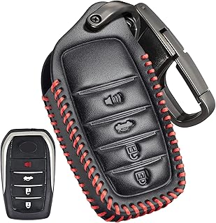 Leather portfolio case with slohive ring hook for Venza, Rav4 Prime, Sienna, Land Cruiser, Fortner and Mirai 2019-2022 (Black).. Shop confidently with DIAYTAR NIGERIA, offering affordable prices and reliable delivery within a week.