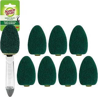 Set of robust scotch-brite crockery baguettes, comprising 1 stick and 7 recharges, keeps hands out of disorder.. Thousands of choices. Zero hassle. All thanks to DIAYTAR Nigeria.