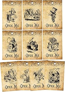 50 pieces of Alice in Wonderland Vintage Drink Me Tags, Open Me, Take Me, Eat Me, Mad Hatter Tea Party (Open ME).. DIAYTAR NIGERIA: Bringing quality products to your doorstep at prices that won't break the bank.