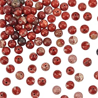 Olicraft 96 pieces of 8 mm natural red garnet pearls, ropes of red marble pearls, pearls of bulk precious stones, energy stone for the manufacture of bracelets, necklaces and jewelry.. Shop smarter with DIAYTAR NIGERIA's comprehensive catalog and budget-friendly 5-8 day delivery.