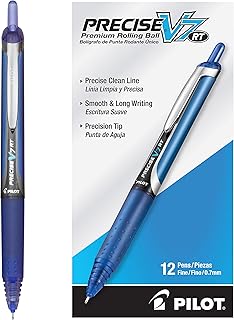 Rethargeable retractable feather pilot pilot V7 RT with fine point (0.7 mm), blue ink, 12 pieces (26068).. DIAYTAR NIGERIA: Simplifying access to thousands of products with affordable nationwide shipping.