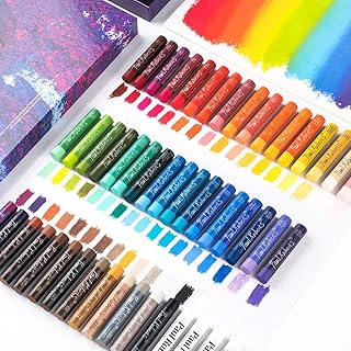 Paul Rubens Pastels with highly pigmented professional oil 48 colors + 3 gentle and vibrant extension tips, suitable for artists, beginners, students, artistic painting for children.. DIAYTAR NIGERIA: Where shopping meets satisfaction with affordable prices and delivery within 8 days.