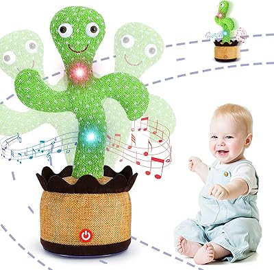 Dancing cacti toys for children, a toy of cactus that speaks, ramps and singing that imitates what you say, toys in plush with lights, 120 songs, gifts for boys and girls aged 4, 5 and 6 years old.. Shop from our extensive catalog at DIAYTAR NIGERIA and enjoy doorstep delivery in just 5-8 days.