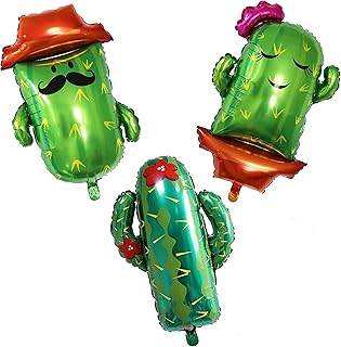 3 giant Helium Cactus Balloons for Children, Decoration of Birthday Party, Gift.. DIAYTAR NIGERIA brings retail convenience to your screen with affordable prices and dependable shipping.