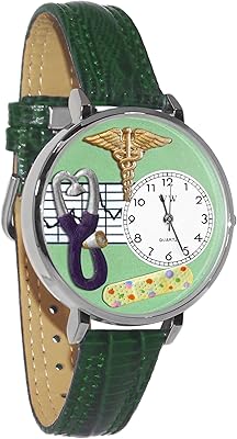 Quartz watch for women Eccentric 2 Silver green with white analog display and green leather bracelet U-0620056.. DIAYTAR NIGERIA makes online shopping accessible with our budget-friendly prices and reliable shipping.