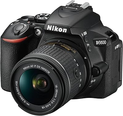 Nikon D5600 digital reflex camera with VR DX AF-P 18-55 mm lens-Black.. Find quality and variety without breaking the bank — only on DIAYTAR Nigeria.