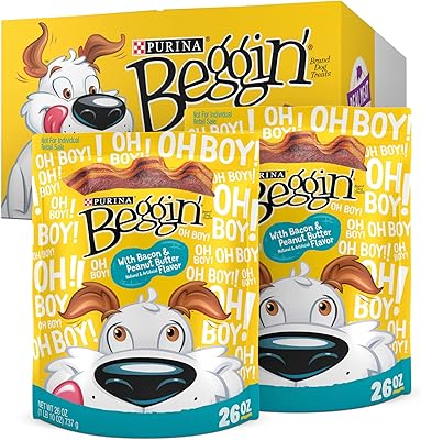 Purina dog food begin strips with bacon flavor and peanut butter - (2) bags of 26 oz.. Big selection, small prices — shop now on DIAYTAR Nigeria.