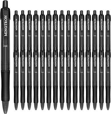 Mingtron 30 Pieces Pen Retractable feather Pen Pen Pen Black Pen Ensemble Pen Pen Pen Pen Pen Pen Pens Bed Penpieces School Supplies at the end of 0.5 mm Black.. Shop with confidence at DIAYTAR NIGERIA, offering extensive product variety with nationwide delivery.