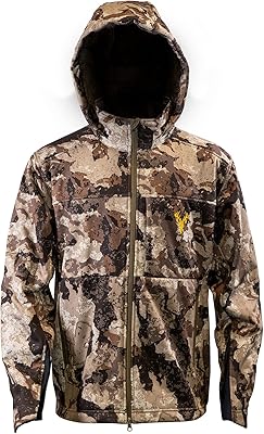 Flexible men's camouflage jacket - medium weight, lined in fleece, outdoor hunting tactical clothing.. DIAYTAR NIGERIA: Your trusted marketplace that combines variety, affordability and reliable shipping.