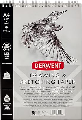 Sketch book Derwent Portrait A4 to draw and write 30 sheets, paper without acid, Metal binding, Professional quality, 2300139.. Fast. Reliable. Affordable. DIAYTAR Nigeria is all that and more.