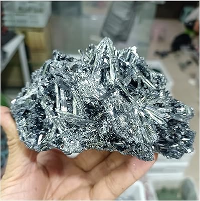 Healing crystals, decoration of energy healing in natural stibnite crystal (size: 200-250g).. Shop across categories at DIAYTAR NIGERIA with the confidence of affordable prices and delivery within 8 days.