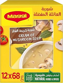 Maggi 68g mushroom cream soup (12 package).. Discover the convenience of DIAYTAR NIGERIA's vast e-commerce platform with delivery in just 5-8 days.