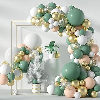 117 pieces set of olive green balloons Latex white gold and vintage green balloons for baby showers birthday birthday.. Shop from Nigeria's largest product selection at DIAYTAR, with budget-friendly prices and swift delivery.