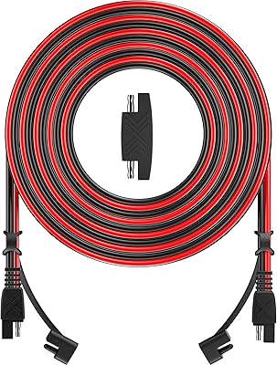 Bowiser Sae extension cable to SAE 25 feet, 16AWG quick disconnection connector for Automobile SAE and Solar Panel (25 feet (16AWG)).. Experience budget-friendly shopping at DIAYTAR NIGERIA, Nigeria's premier online marketplace with quick delivery.