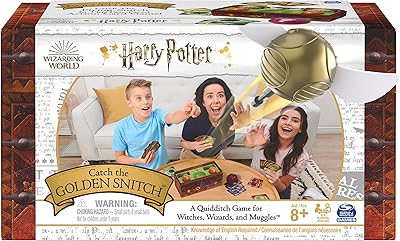 Harry Potter Game Catch the Golden War, Quidditch board game for witches, wizards and muggles, family game from 8 years old.. DIAYTAR NIGERIA: Where online shopping becomes effortless with budget-friendly nationwide delivery.
