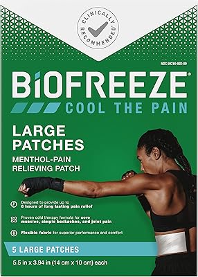 Biofreeze, large, 5 patches.. DIAYTAR Nigeria: Great value, fast delivery, and endless options.