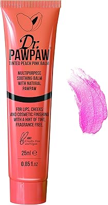Pink tinted balm. PawPaw Rose - Multi -Usage Balm, highlighter for lips, smooth skin, chapped lips, vegan beauty, ethics 25 ml.. Shop with purpose and save with DIAYTAR NIGERIA's extensive platform and nationwide delivery service.