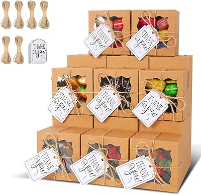 K Busia 60 pieces of brown bakery with windows with individual cupcake boxes 4 x 4 x 2.5 inches, kraft paper cookies, brown gift box for pastries, cookies, pies, donuts, macaroons (60 pieces, brown).. Get everything you need without leaving your home. DIAYTAR Nigeria offers a seamless shopping experience and delivers your orders quickly and reliably.