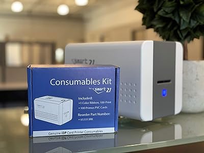 IDP Smart-21 100 serial identity card ribbon 100 Rouleau and PVC cards.. Your digital shopping companion, DIAYTAR NIGERIA offers exceptional value with delivery in less than 8 days.