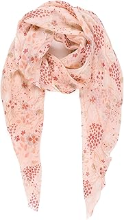 Light scarf for women, elegant shawl with floral pattern for fall and winter.. DIAYTAR NIGERIA: Your one-stop e-commerce destination with affordable prices and nationwide delivery in 5-8 days.