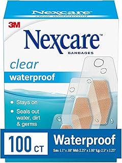 Nexcare transparent impermeable cushions, cover and protect, 360 degree sewing around the cushion offers exceptional protection against water, dirt and germs, matching sizes, 100 units.. DIAYTAR NIGERIA: Bringing quality products to your doorstep at prices that won't break the bank.