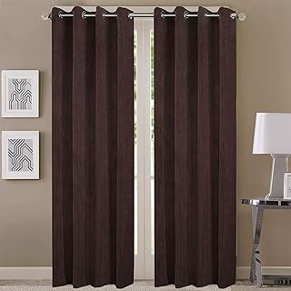 United elegant pleated curtain queensliving, 7 feet door - 2, brown package.. Discover the joy of online shopping with DIAYTAR NIGERIA's budget-friendly prices and reliable shipping.