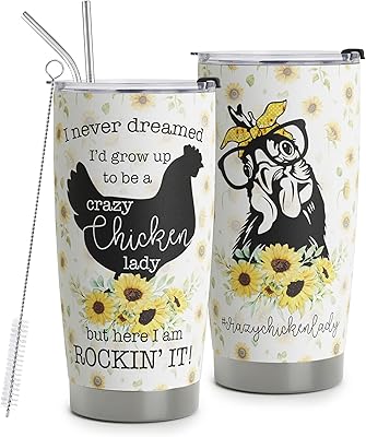 HOMESPZ Crazy Chicken Chicken Stainless Steel Cup.. DIAYTAR NIGERIA: Bringing the marketplace to every Nigerian with affordable prices and quick delivery.