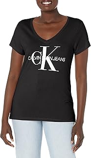 Short sleeve t-shirt and Calvin Klein V-neck for women.. Transform your online shopping experience with DIAYTAR NIGERIA's affordable and diverse marketplace.