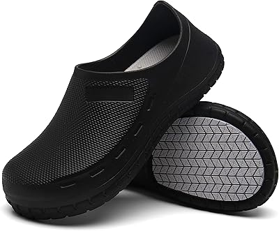 AW Any Well Shoes of unisex chief, waterproof, non -slip professional, black and white, waterproof safety shoes, for kitchen, garden, bathroom, construction, medical shoes.. DIAYTAR NIGERIA: Where value meets variety with reliable nationwide delivery in under 8 days.