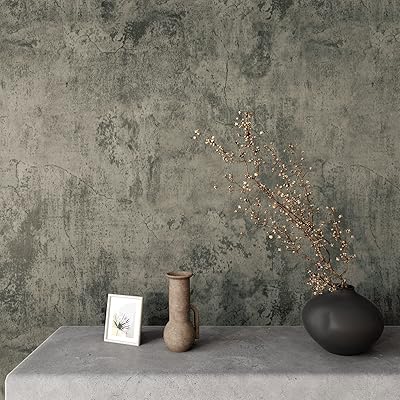 Faripaper 32 "x 118" cracked concrete wallpaper, Water-adhesive Waterproof Waterproof Wallpaper Thick for Bedroom Fireplace.. DIAYTAR NIGERIA: Bringing affordable shopping solutions with a diverse product catalog delivered nationwide.