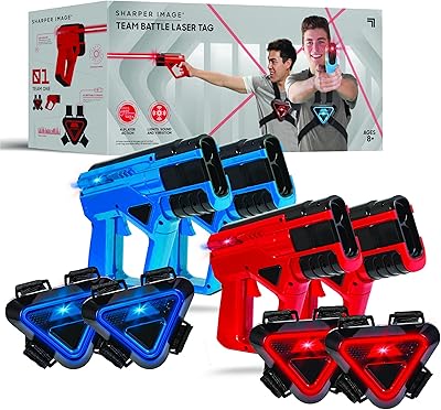 Sharp Image Set of 4 electronic combat launchers and armor vest for players.. Transform your shopping experience with DIAYTAR NIGERIA's vast product selection delivered at unbeatable prices.