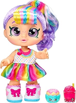 Kindee Kids Kit 10 inch rainbow doll for young children with 2 shopkin FGT01 accessories.. Discover endless possibilities with DIAYTAR NIGERIA's vast e-commerce selection and budget-friendly delivery.