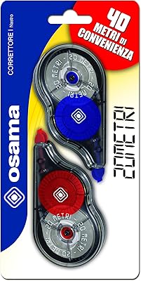 Osama correction tape, 20 meters, package of 2.. DIAYTAR NIGERIA: Making quality accessible to all Nigerians with affordable prices and quick delivery.
