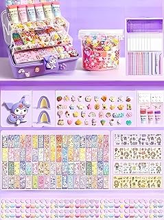 Jewelry manufacturing kit for children, jewelry manufacturing kit for girls, jewelry gift, bracelet manufacturing kit, handmade gift, collar pearl kit with jewelry box, pearl supplies, craft kit for children (blue).. Shop from anywhere in Nigeria and receive your DIAYTAR purchases at affordable prices within a week.