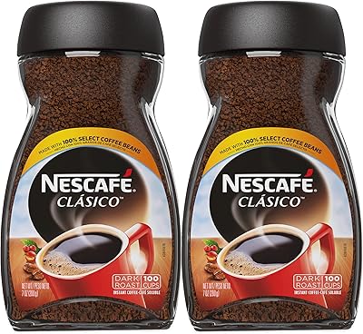 Instant Café Nescafé original dark roasting, 7 oz (package of 2).. Nigeria’s trusted store online — DIAYTAR Nigeria never disappoints.