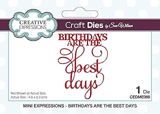 SEO Wilson Mini Expressions-The Birthdays are the best days, handcrafted mold, metal, 1.9 x 2.5 inches.. DIAYTAR NIGERIA provides endless shopping possibilities with affordable prices and prompt delivery service.