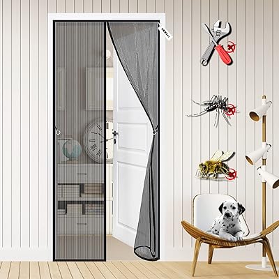Magnetic mosquito net door 105 x 205 cm for balcony door, living room, lunar door, black patio door.. Shop smarter with DIAYTAR NIGERIA's vast product range and budget-friendly delivery within the week.